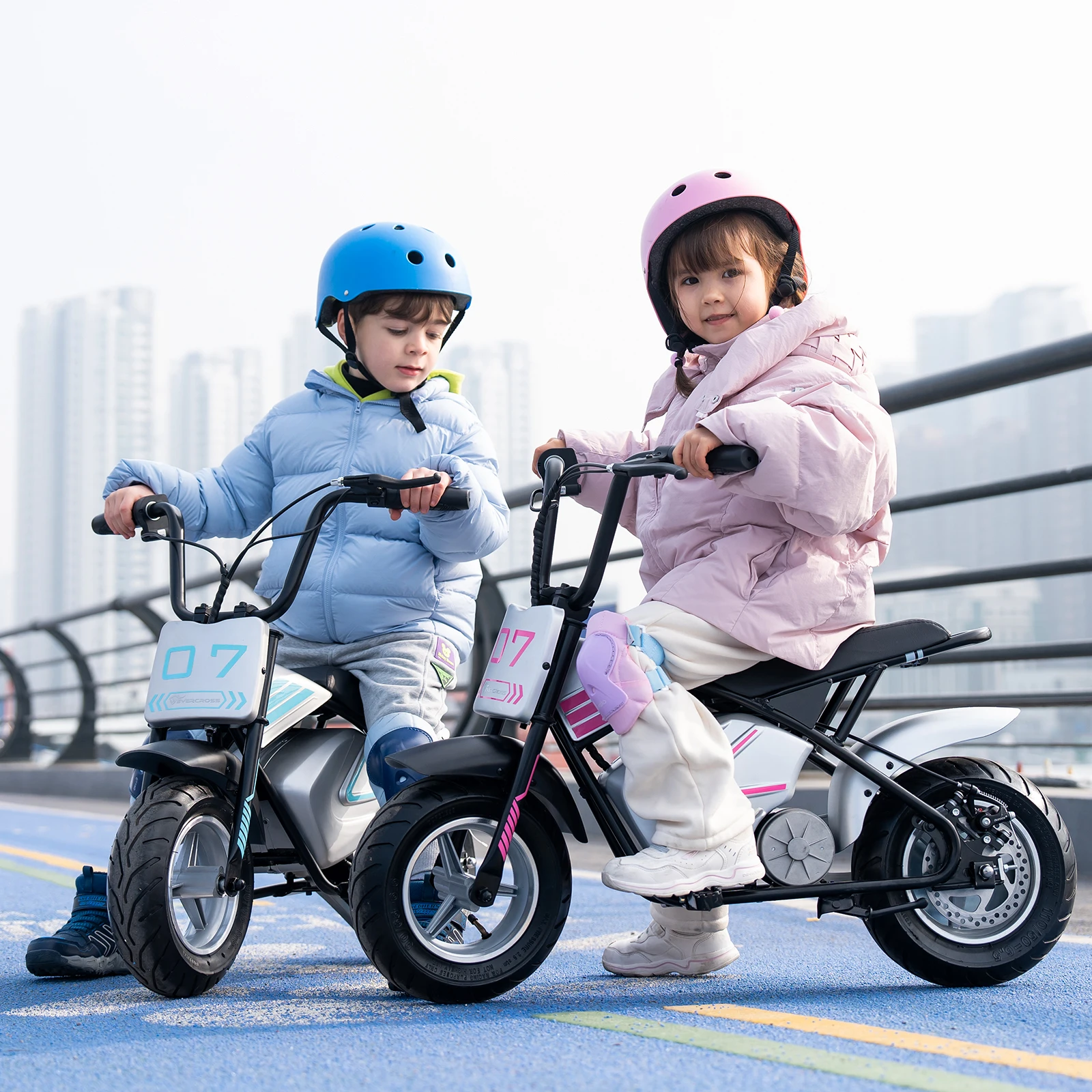 EVERCROSS TECH EV 07M 어린이 전기 오토바이, 속도 20 km/h, 범위 10 km, 바퀴 11 인치, 3-12 세 어린이용 적합
