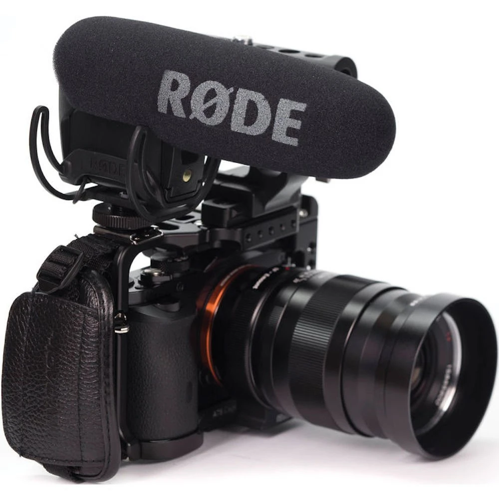 

agent Rode VMPR VideoMic Pro R with Rycote Lyre Shockmount Microphone for Canon Nikon Lumix Sony DJI Osmo DSLR Camera