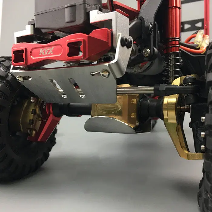 KYX Simulation Model Car Raxxas TRX-4 Counterweight Copper Front Axle Cover (Single Weight: 65g) TRX6 Front Axle Cover