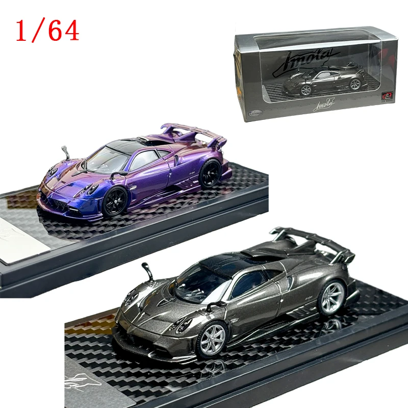 

Литая под давлением модель автомобиля ЖК-дисплей 1/64 Pagani Imola Car ModeI Pagani Sports Car Play Vehicles Original Box