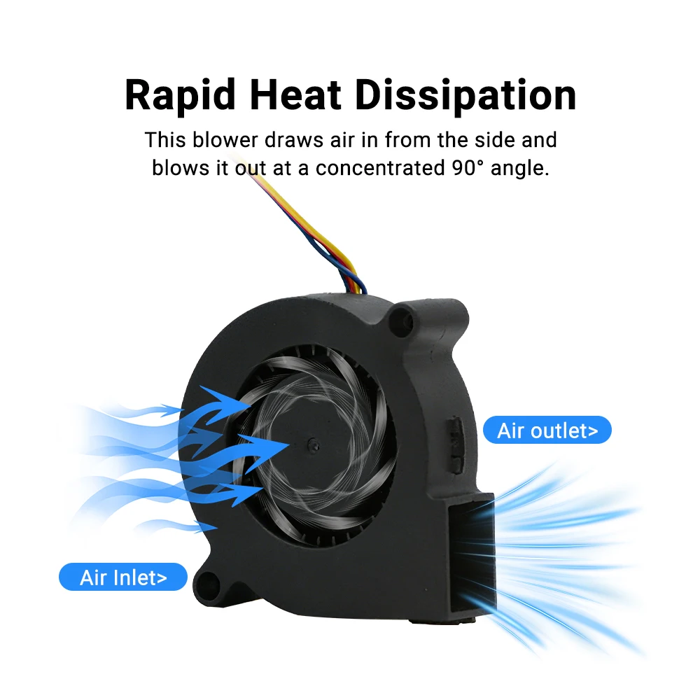 Hi 5015 24V 10000 RPM Cooling Fan for Hi 3D Printer L80 Mini Part Cooling Fan High Speed Quiet Blower Fan 3D Printer Accessories 4