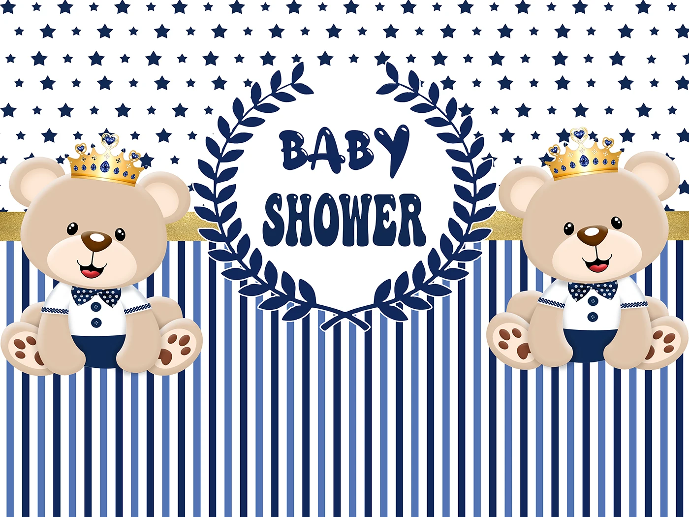 أوه بيبي بير استحمام الطفل خلفية الديكور الاطفال عيد ميلاد التصوير خلفية راية كعكة الجدول كشك الصور الدعائم الإمدادات