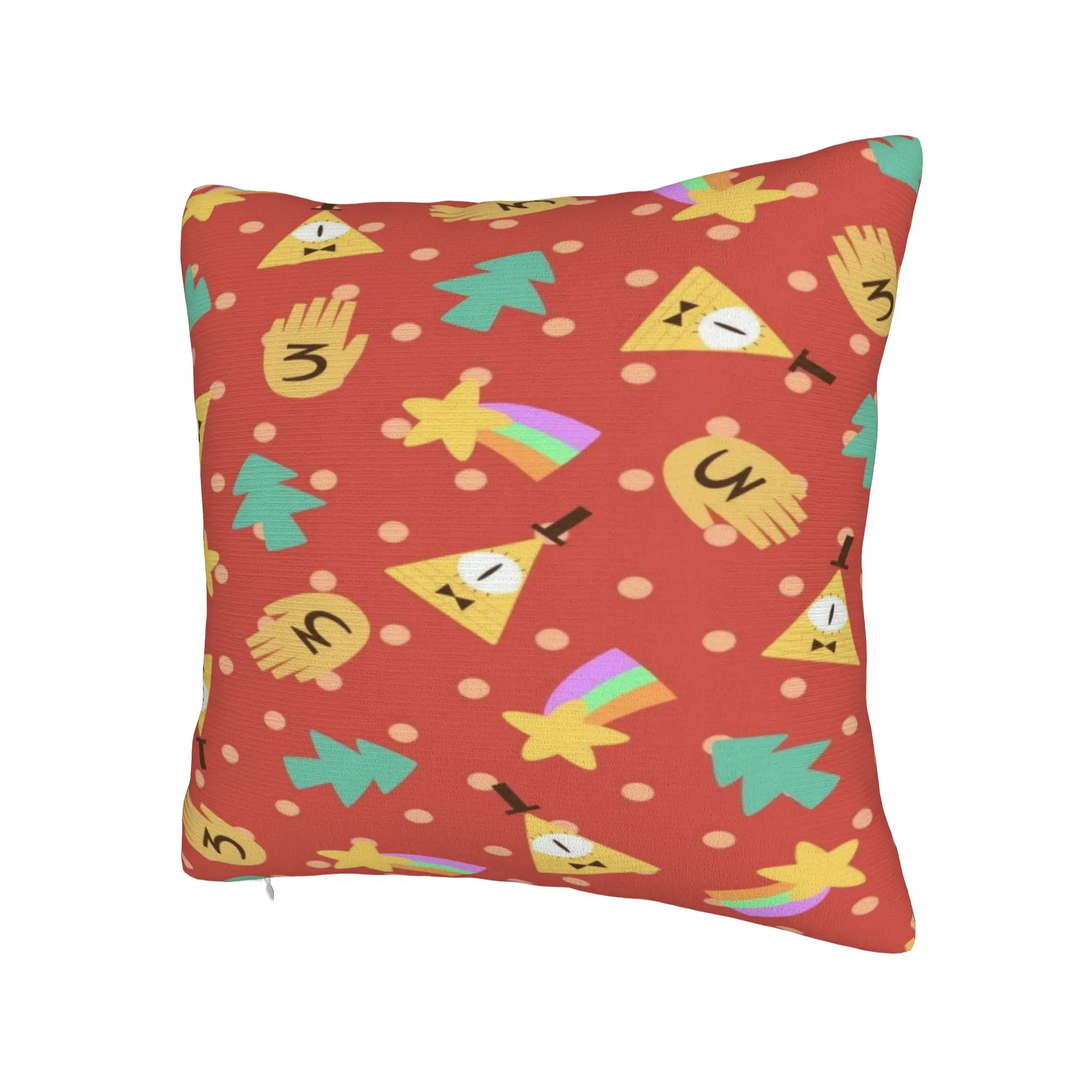 Gravitys Falls Printing Pillowcases Cushion Cover  Throw Pillow Cover Warm Sofa Decoration Square Multi Size
