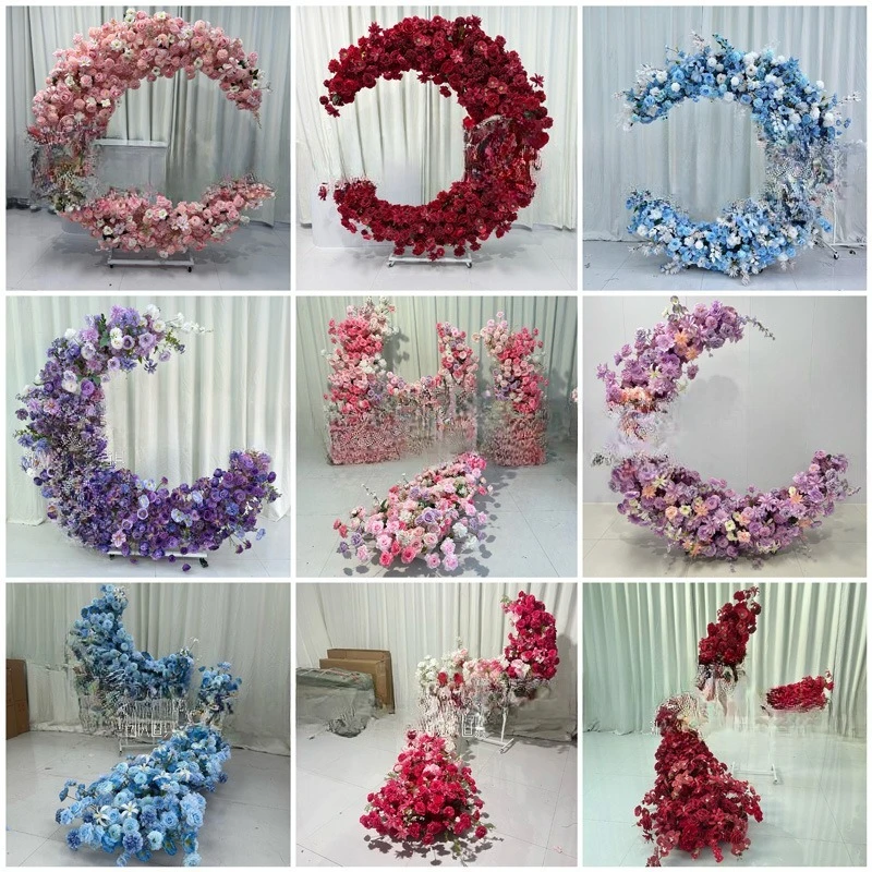 Arrange hotel private room decoration outdoor wrought iron flower stand scenic spot