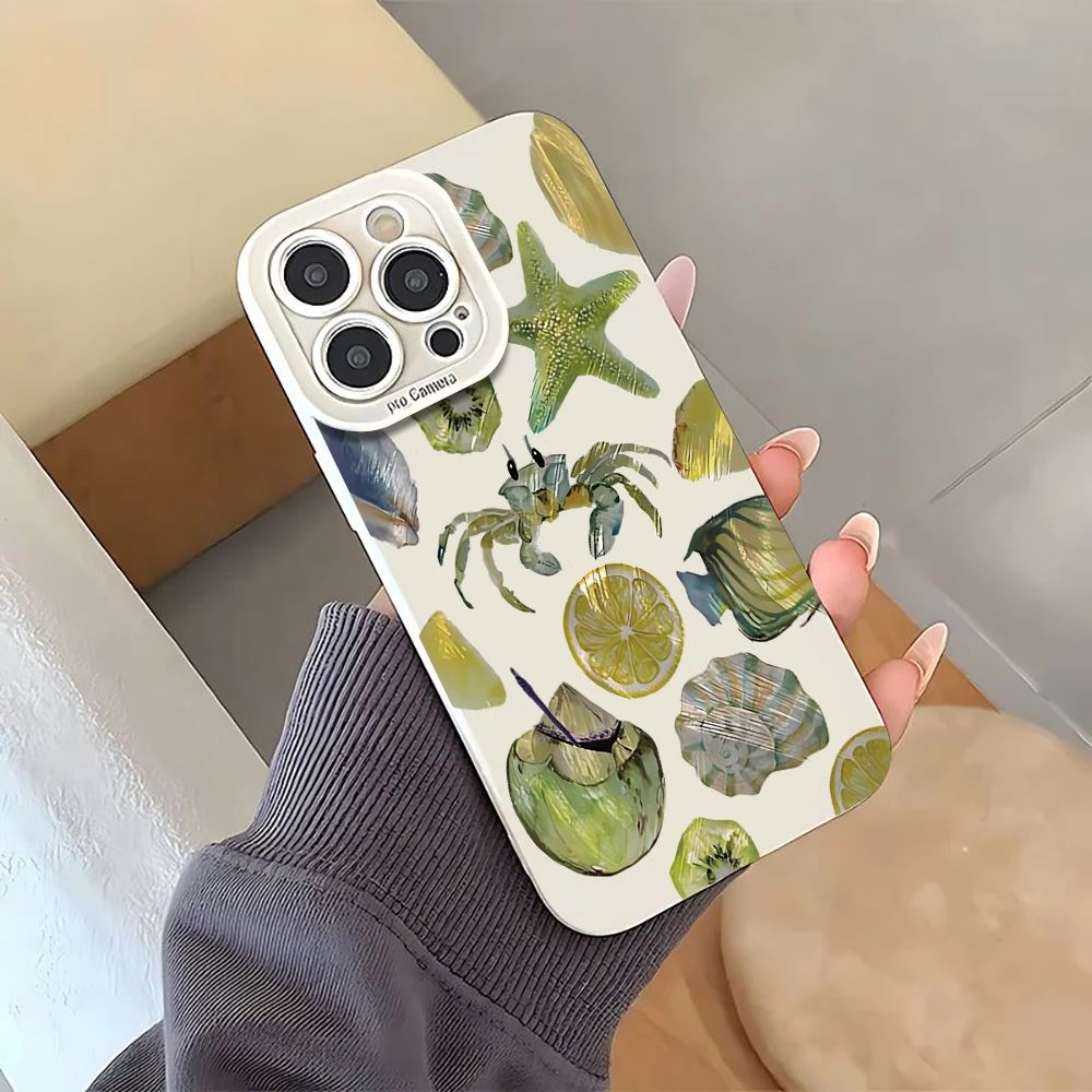 Luxuriöse Trendige Artikel Collage Handyhülle für iPhone 17 16 15 14 11 12 13 Pro Max Plus 7 8 Plus XS XR 17 Air Stoßfeste Weiche Hülle – Detail 15