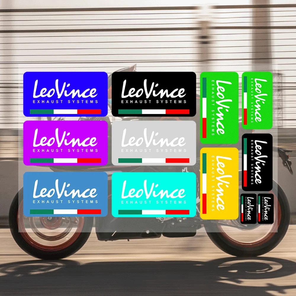 مجموعة ملصقات L-Leovence Mobil 1 عالية الجودة مطبوعة ومقطوعة وملصقات للدراجات النارية