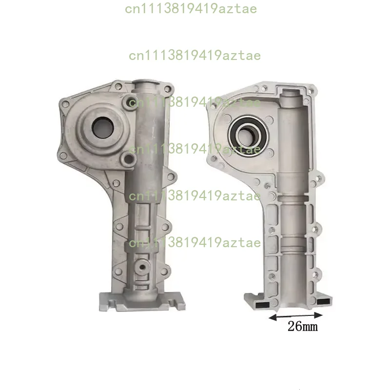 Lawn Mower Weeding Ditching Wheel Assembly Aluminum Gearbox Copper Gear Main Shaft Parts
