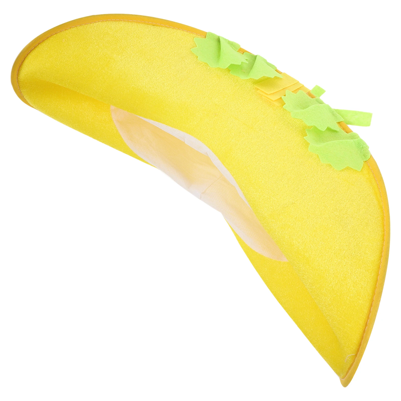 

Taco Hat For Kids Party Fiesta Costume Performance Prop Mexican Festival Decorative Headgear Cosplay Accessory