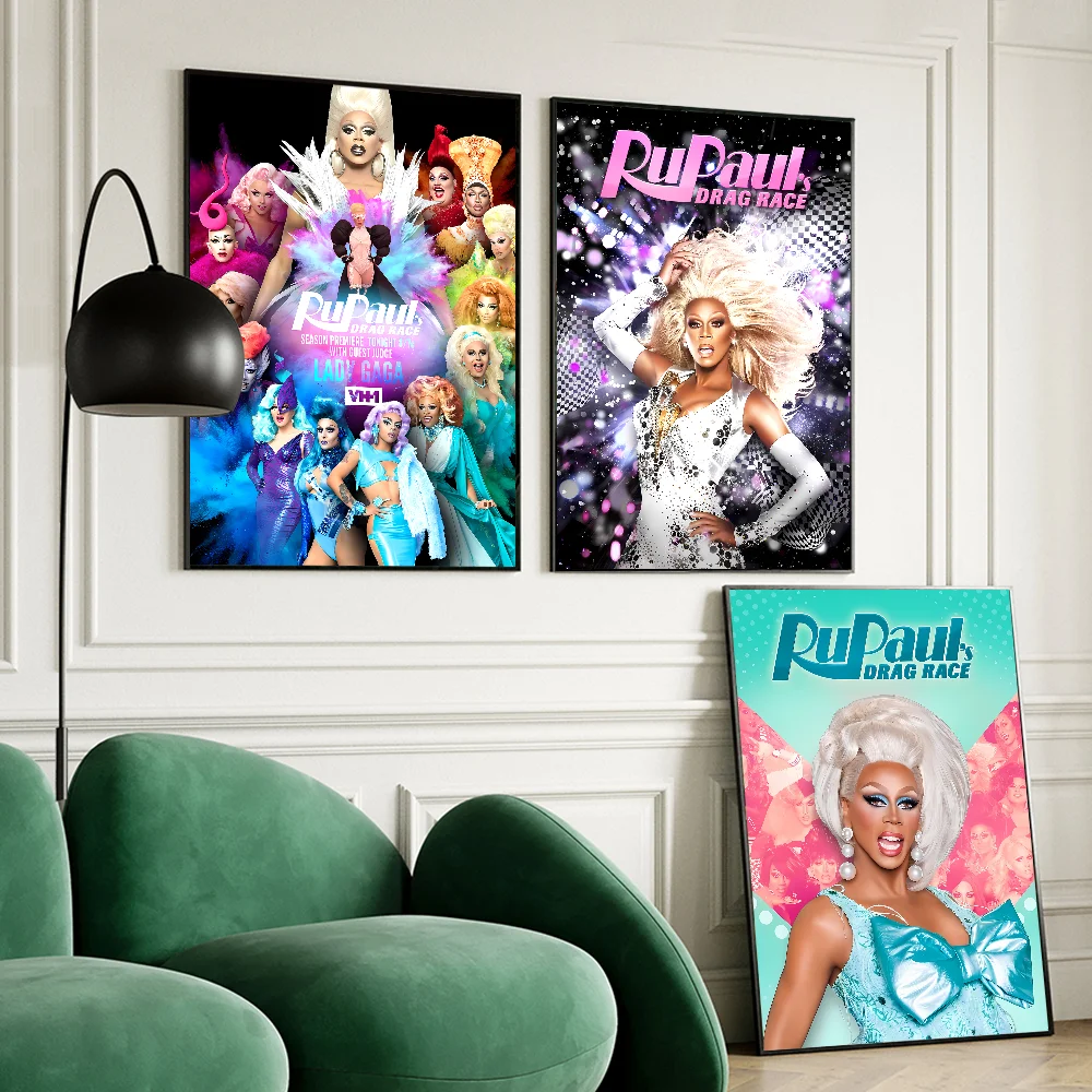 RuPaul s Drag Race Vintage Posters Sticky Vintage Room Home Bar Cafe Decor Kawaii Room Decor