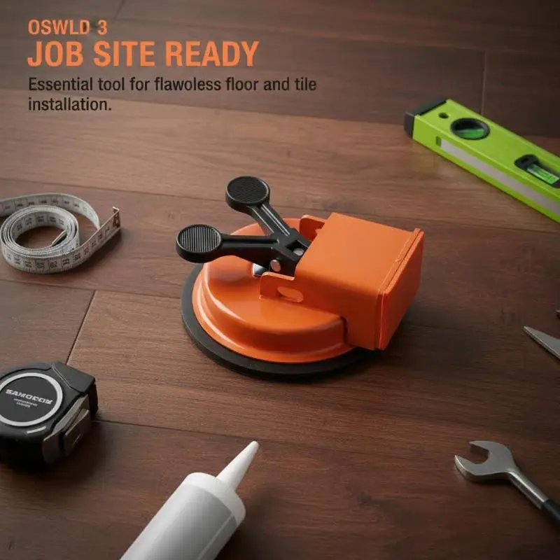 1Pcs Suction Cup Vacuum Grabber Heavy Duty Floor Fixer Tool For Tile Slat Baseboard Paver Carpentry Construction