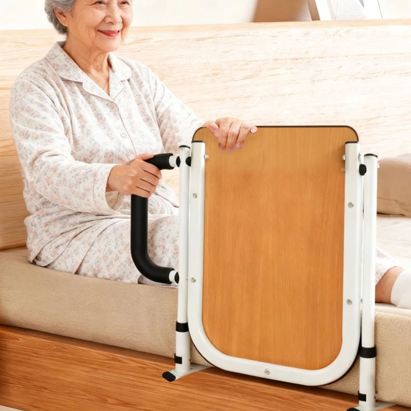 Non drilled Stable Bedside Handrail Elderly Specific Get Up Assistance Home Bed Head Standing Support Helper Easy installation