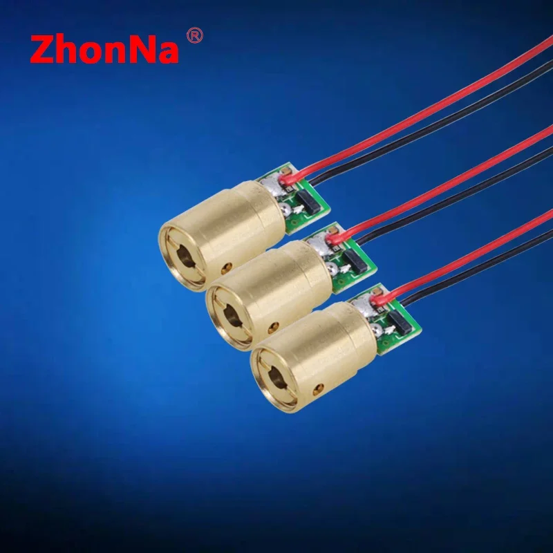 8X11mm Industrial Grade Laser Head Aiming Locator, Laser Optical Installation Accessories, Red Laser Module PCB 3V-3.7V