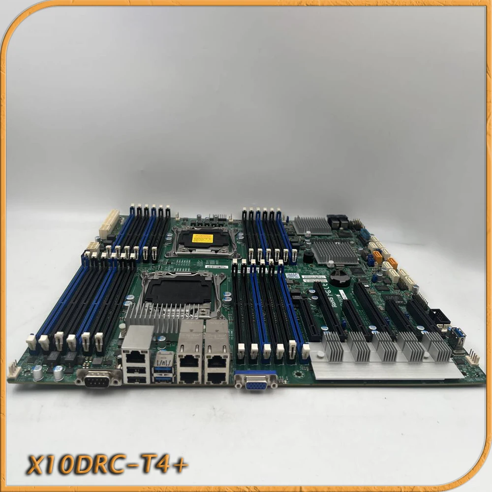 

Материнская плата для рабочей станции Supermicro E-ATX LGA 2011-3 C612 Xeon E5-2600 v3/v4 X10DRC-T4+