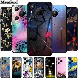 For Huawei Pura 70 Pro Case Luxury TPU Soft Silicone Phone Cover for Huawei Pura 70 Pro+ Pura70 Protective Shockproof New Fundas