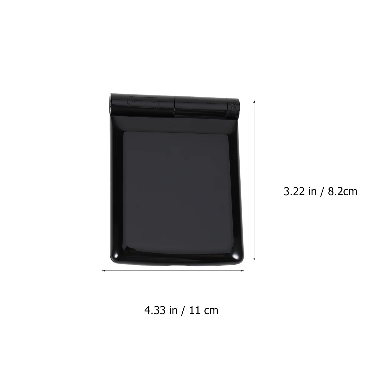 LED-Schminkspiegel, 330-Grad-Drehung, faltbar, integriert, 8 LEDs, tragbarer beleuchteter Kosmetikspiegel für Badezimmer, Schlafzimmer, Reisen