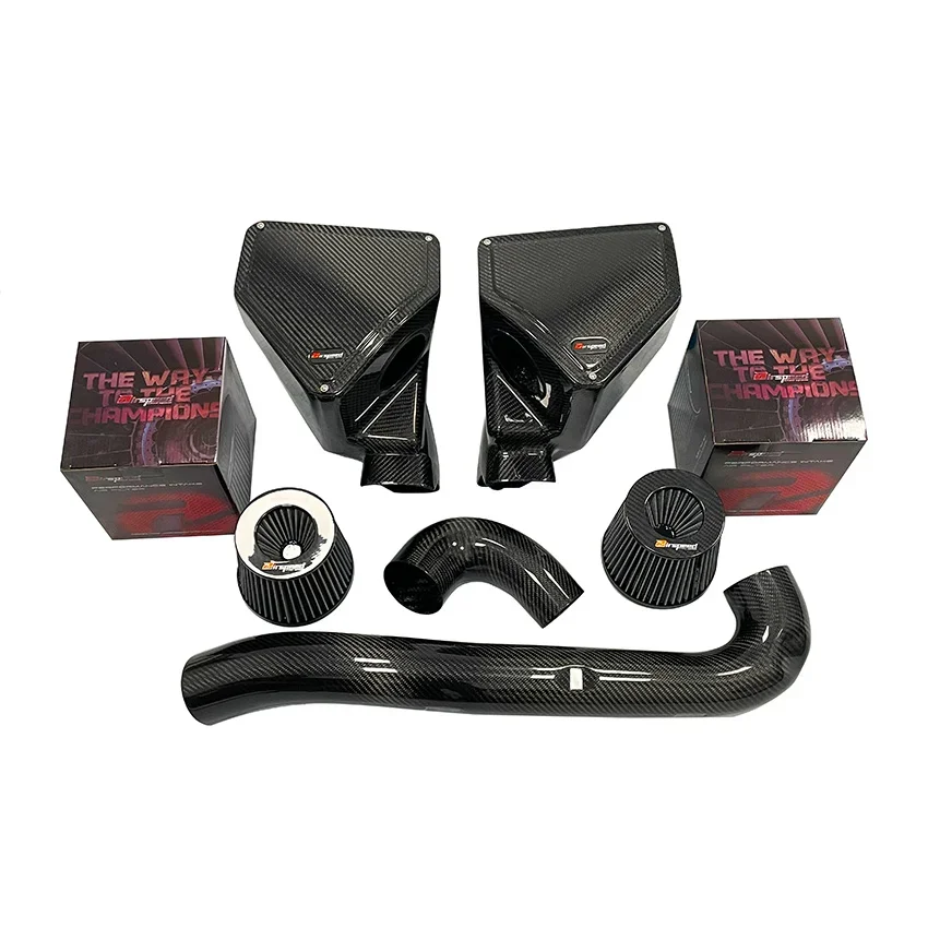 Airspeed Intake System 100% Dry Carbon Fiber Material M3 M4 Engine Air Induction System Auto Parts For BMW M3 M4 G8X S58 3.0T