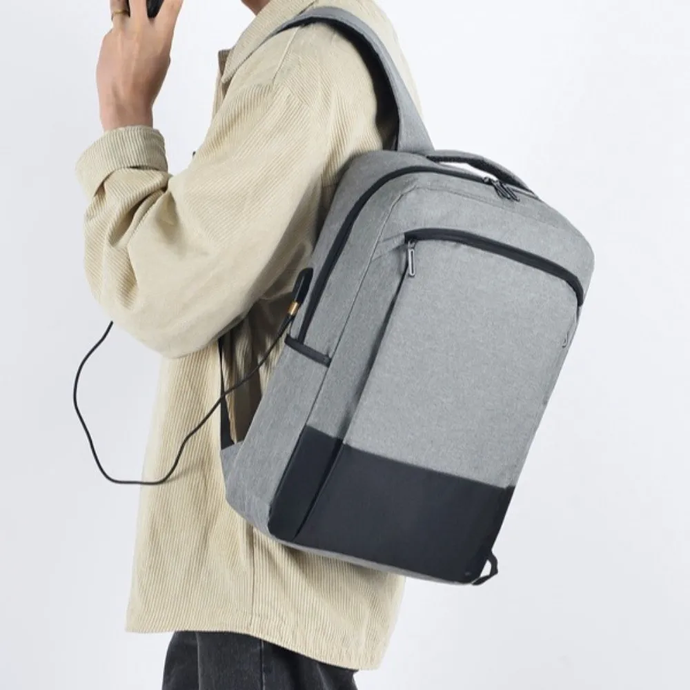 Portable Waterproof Oxford Cloth Backpack Multipockets Large Capacity Student Backpack Handbag Oxford Laptop Bag Business