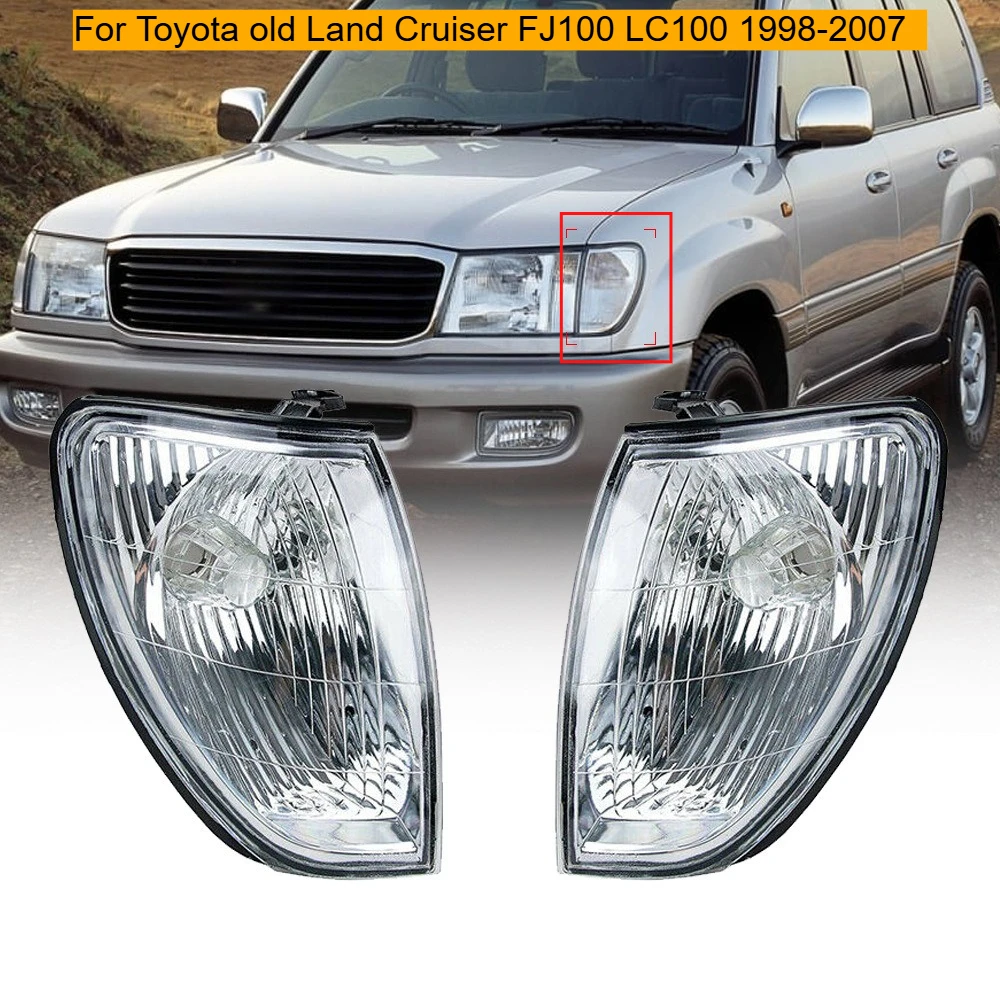 

For Toyota old Land Cruiser FJ100 LC100 1998 1999 2000 2001-2007 years ago corner light headlight turn signal side light