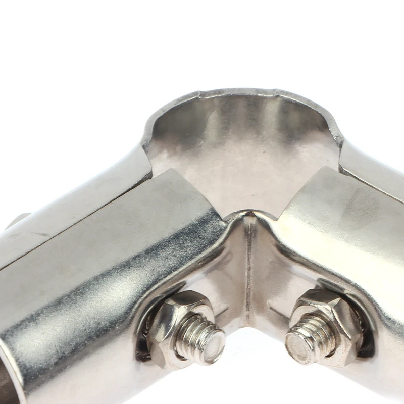 Stainless Steel Landing Airing Rack, Tubo Conector, Peças Fixas, único Rod, Round Joint, 25mm