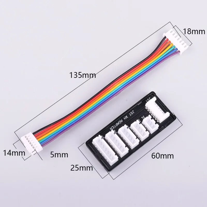 Lithium Battery 2-6S Charger Extension Board B6AC D6PRO Balanced Charging Adapter Cable for RC Drone Aircraft Accessories