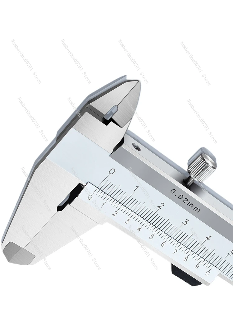 High-Precision Stainless Steel Vernier Caliper 0-150mm Oil Standard Cable Clamp Closed Four-Purpose Vernier Caliper