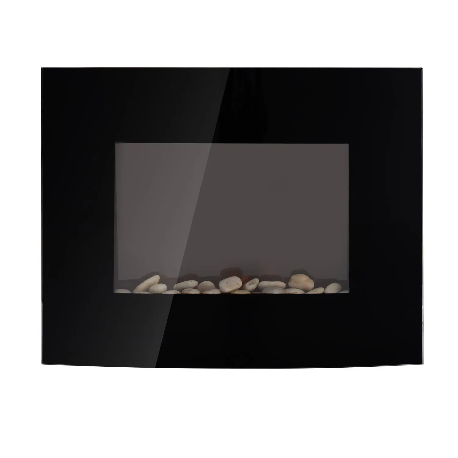 Homcom 900 Muur Elektrische Open Haard/1800W Bescherming Tegen Oververhitting