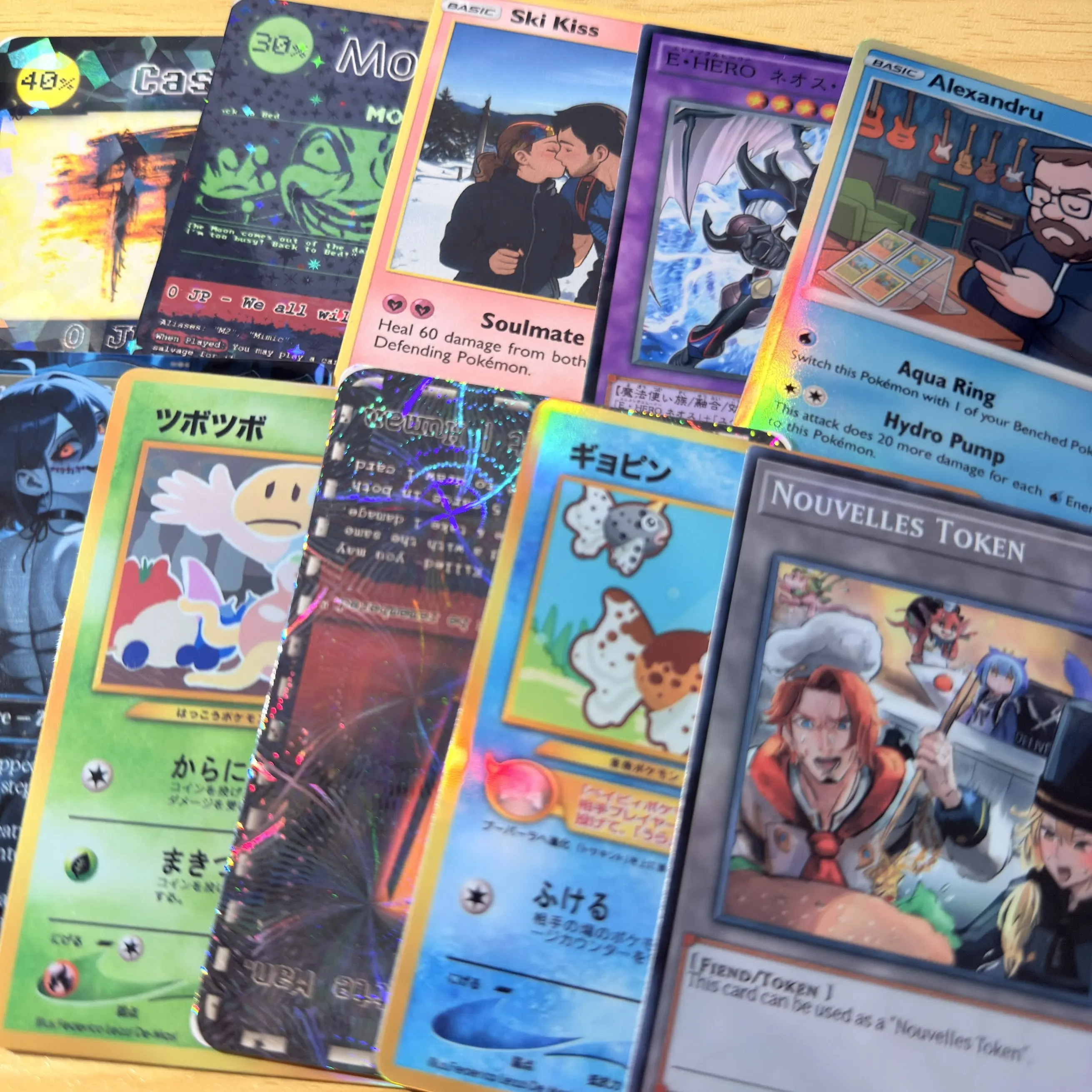 DIY PTCGカスタムゲームカード ホイル/レギュラーカー - Board Game Illustration のレビューと価格