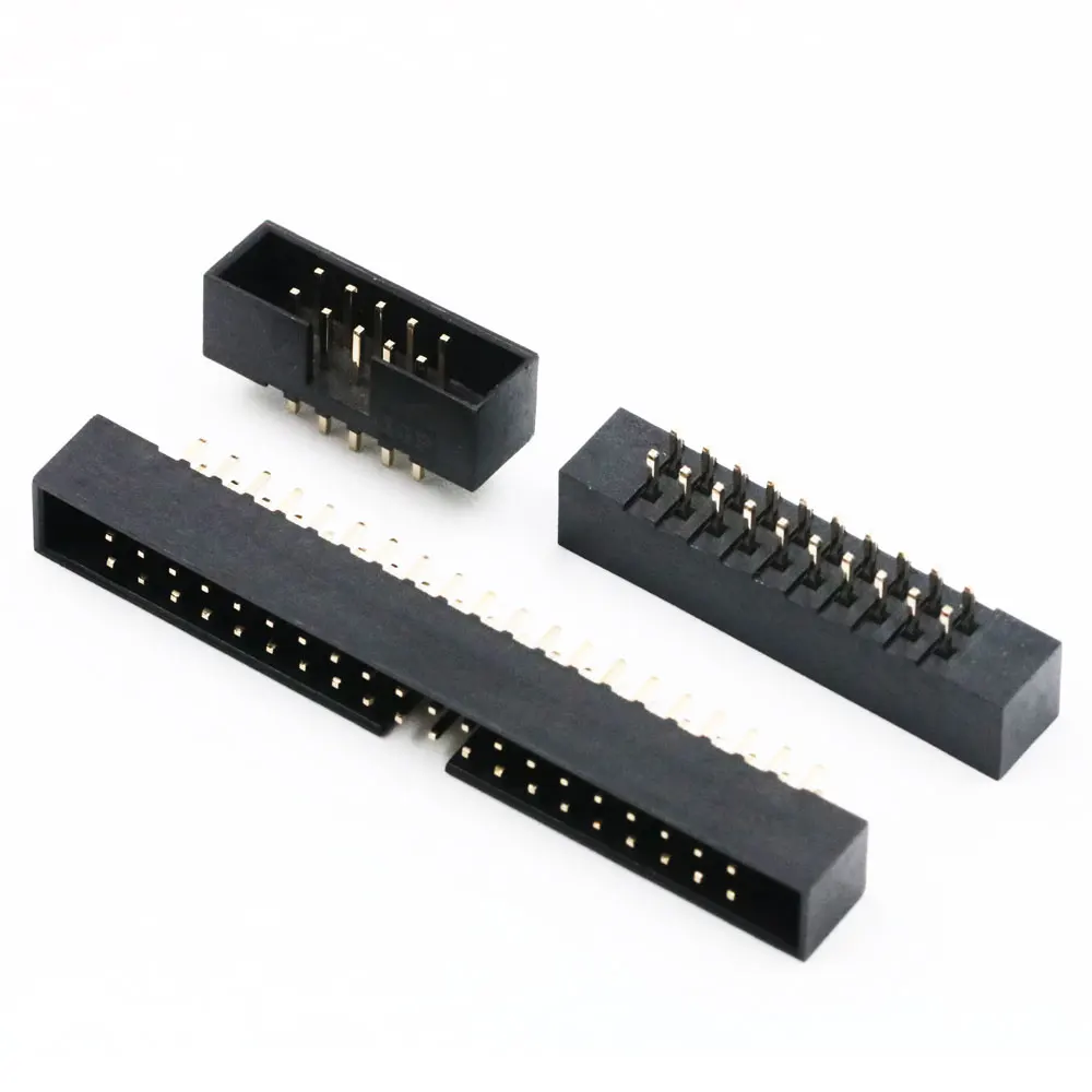 10PCS FC 6/8/10/14/16/18/20/24/26/30/34/40/50/60Pin 2.0mm Pitch Female IDC Socket Connector Ribbon Cable DC3 Header Male Socket