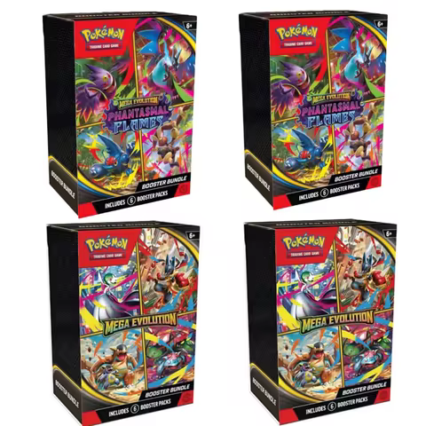 Pokemon Card sv8.5 Booster bundle MEGA EVOLUTION Phantasmal FLAMES Prismatic Evolutions Scarlet Viole 151 English Transaction