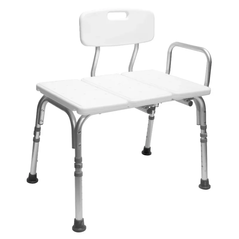 

Tub Transfer Bench with Height Adjustable Legs, Convertible for Left- or Right-Hand Entry