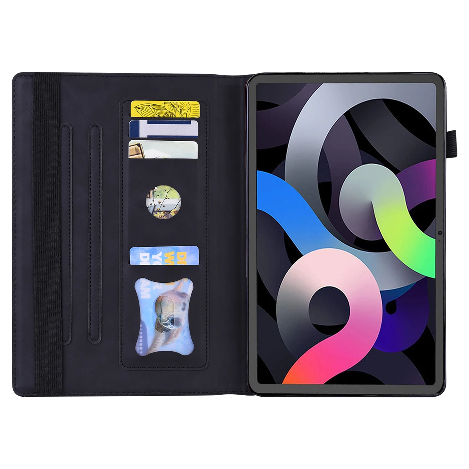 Luxury Leather Stand Case For iPad 2025 10.2 10.9 11 12.9 13 inch Pro Air 4 5 6 MINI 7 8 9 10th 11th Generation Card Slot Cover