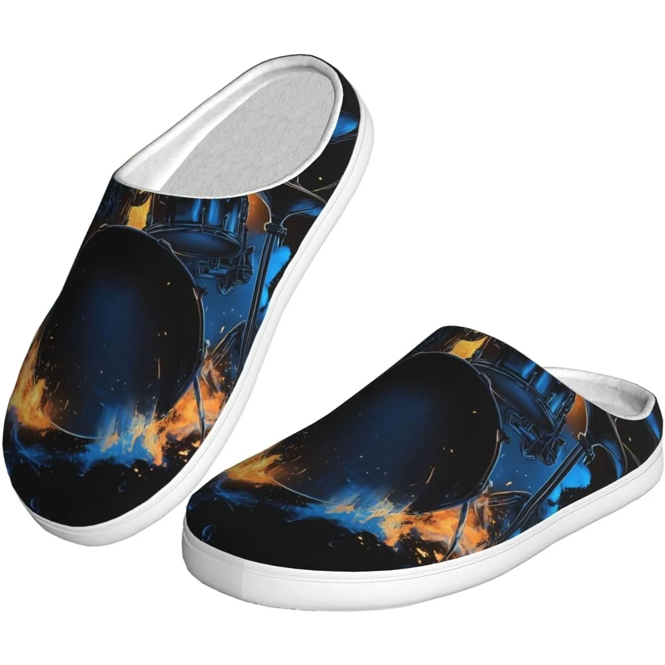 

Drummer Women’s Cozy Slippers Soft Cotton Indoor & Outdoor House Slippers With Anti-Slip Sole