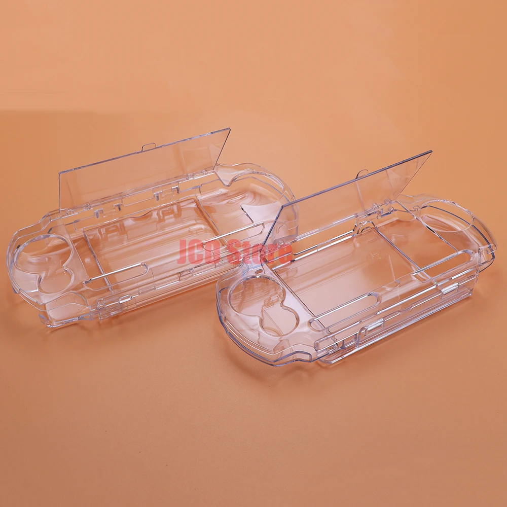 Funda protectora de cristal transparente, carcasa dura para PS Vita PSV 1000 2000 PSP Go, cubierta protectora transparente para PSP1000 2000 3000
