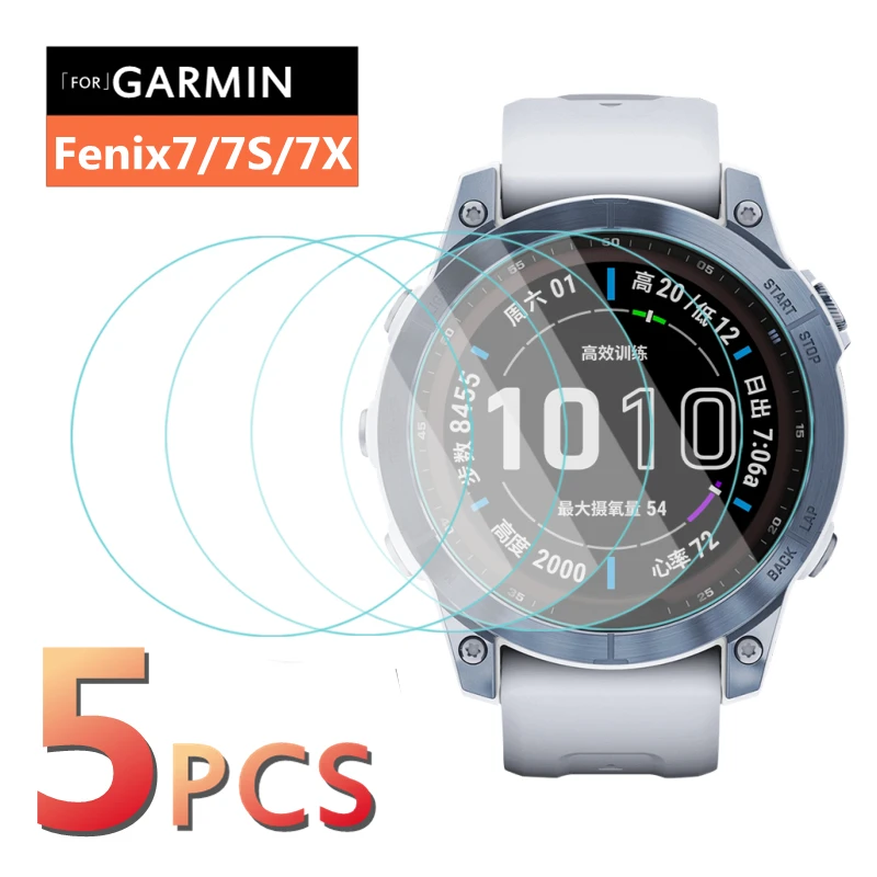 5/3/1 قطعة الزجاج المقسى ل Garmin Fenix7 7 S 7X المضادة للخدش ساعة واقي للشاشة ملحقات فيلم ل InstinctFenix7 7 S X