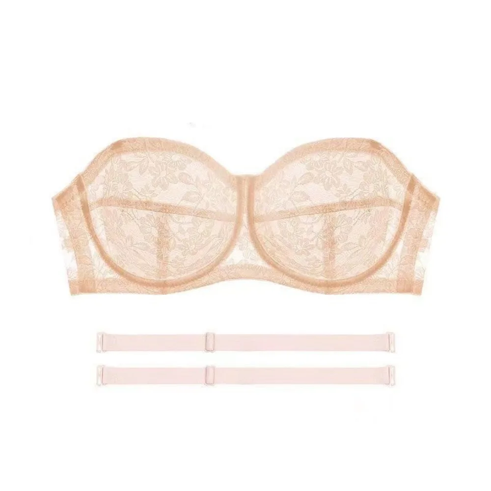 شبكة رقيقة الدانتيل شفافة الصدرية إغلاق المناسب للصدمات سلس غير مرئية الصدرية مكافحة ترهل الملابس الداخلية رفع الملابس الداخلية الهدايا #1