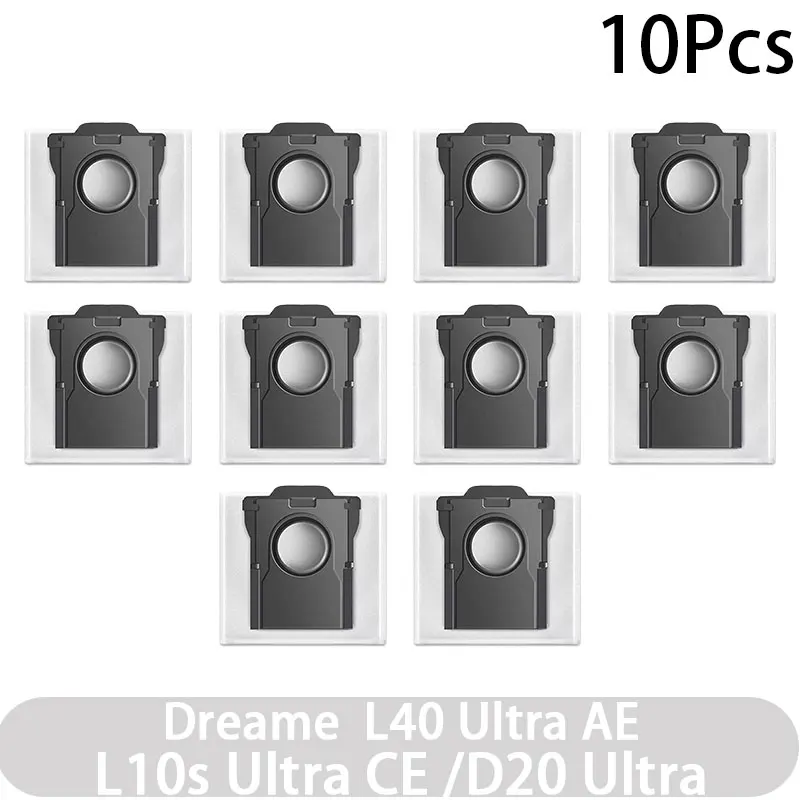 Dreame L40 Ultra AE / L10s Ultra CE/D20 Ultra Stofzuigeraccessoires, hoofdborstel, randborstel, doek, stofzak, filterscherm