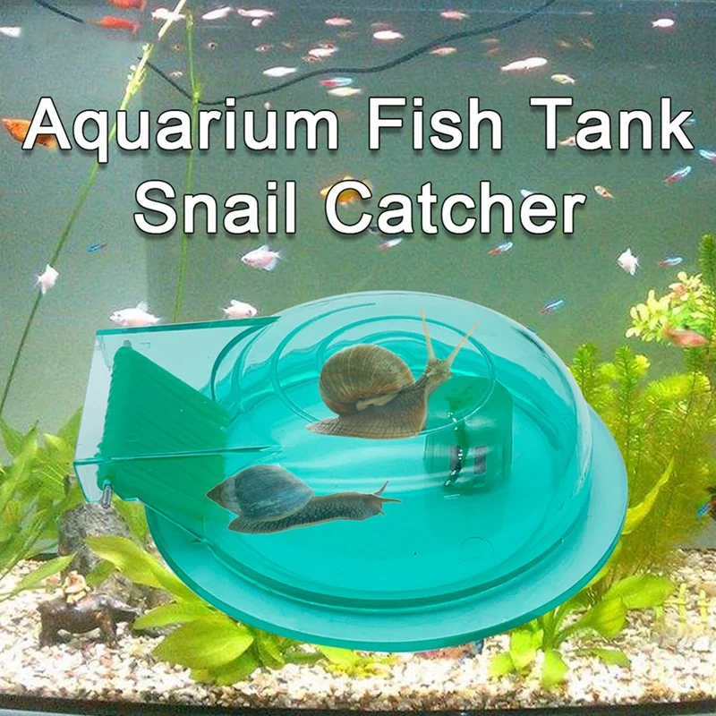 A46T Aquarium Snail Remover Cleaning Supplies for Fish Tank Water Grass Snail Catcher Clean Accessories