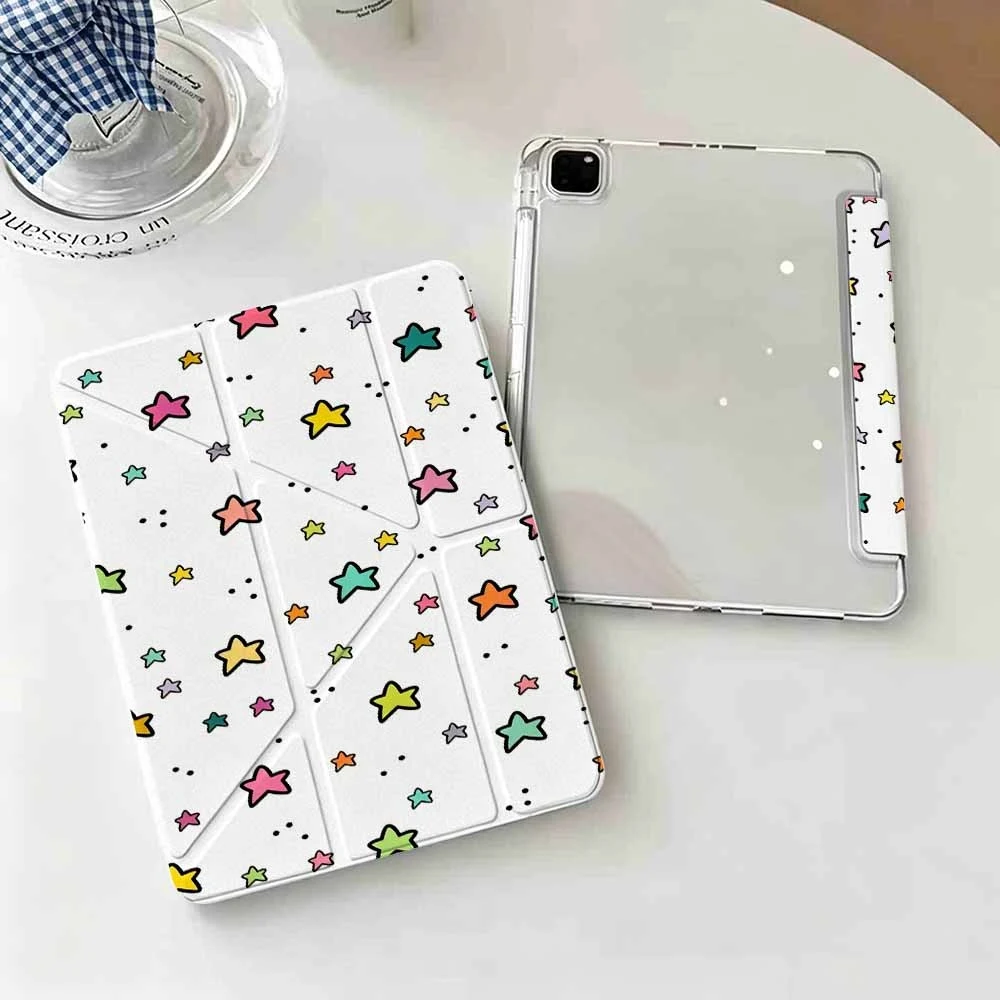 Best Seller Star Print For IPad Mini Air Pro 13 12.9 11 10.9 10.5 10.2 9.7 8.3 7.9 inch 5 6 7 8 th Pen Slot Tablet Case