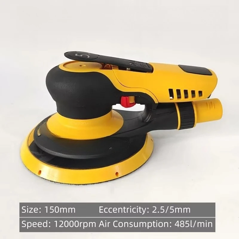 Non-self-priming pneumatic sander Air 6 inch 150mm grinder