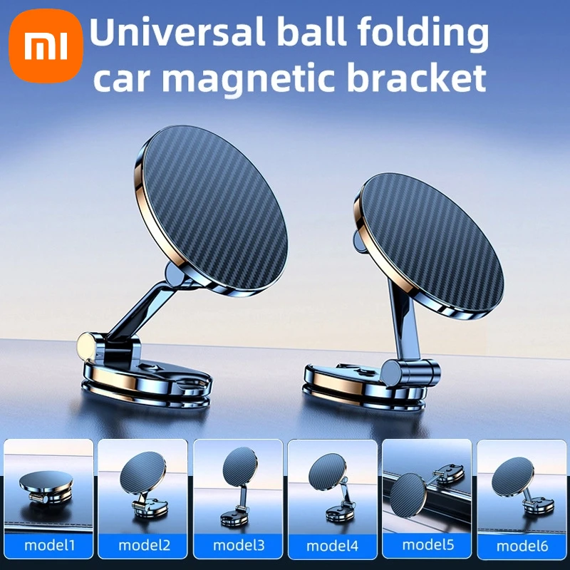

Xiaomi Multi-functional Phone Holder Car Phone Mount With Magnetic Suction Adjustable 360 Degree Rotating Foldable For Vehicles
