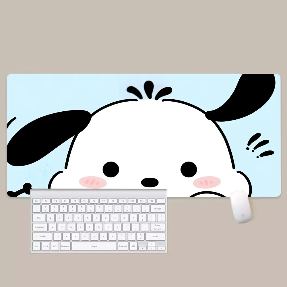 Cute P-Pochacco Dog Mousepad New Arrivals Large Gaming Mousepad L XL XXL Gamer Mouse Pad Size For Keyboards Mat