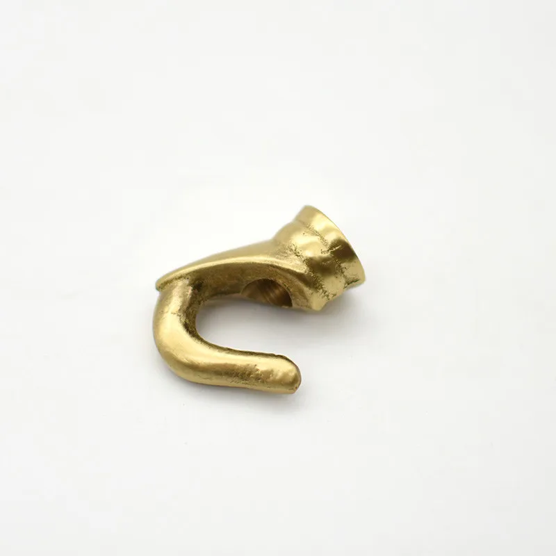 2 Pieces M10  M12 M14 M16 Brass material lamp parts base accessories hooks copper chain hook for lighting base ceiling mount