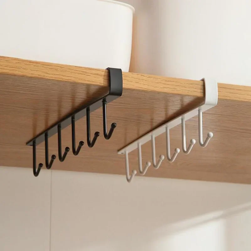 New Hot Fashion Hooks Metal Rack Kitchen Storage Rack Multifunctional Hooks Closet Organizer  Wall Shelf  Closet Organizer