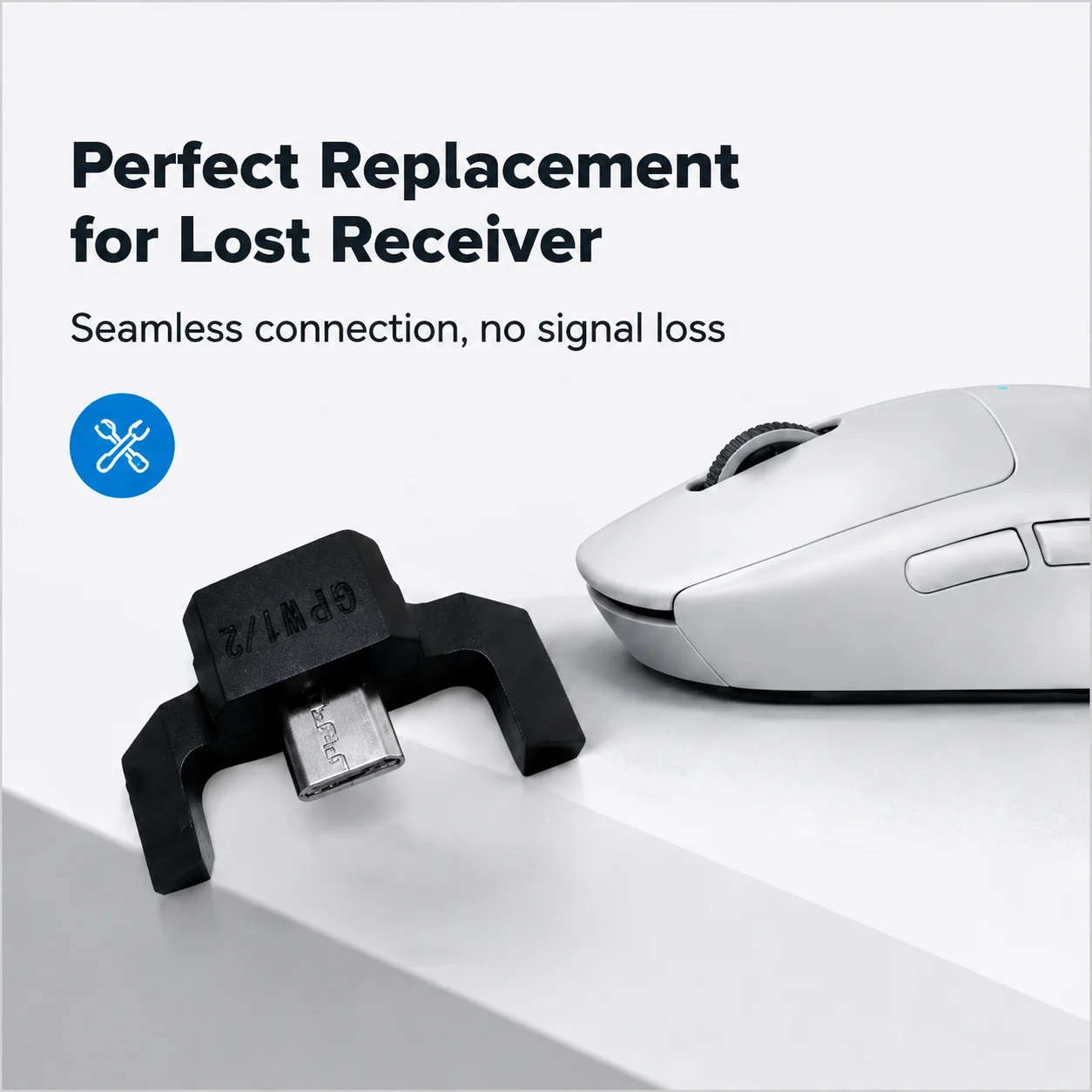 Type C Adapter For Logitech G Pro Wireless / GPW GPX Superlight/G703/G903 Mouse Universal Adapter Micro USB to Type-C Mouse
