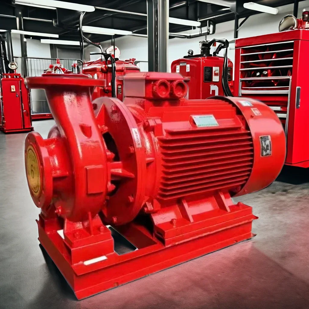 High Quality Customizable Voltage Fire Pump System-Fueled Centrifugal Fire Extinguishing Spray Metal Construction Motor