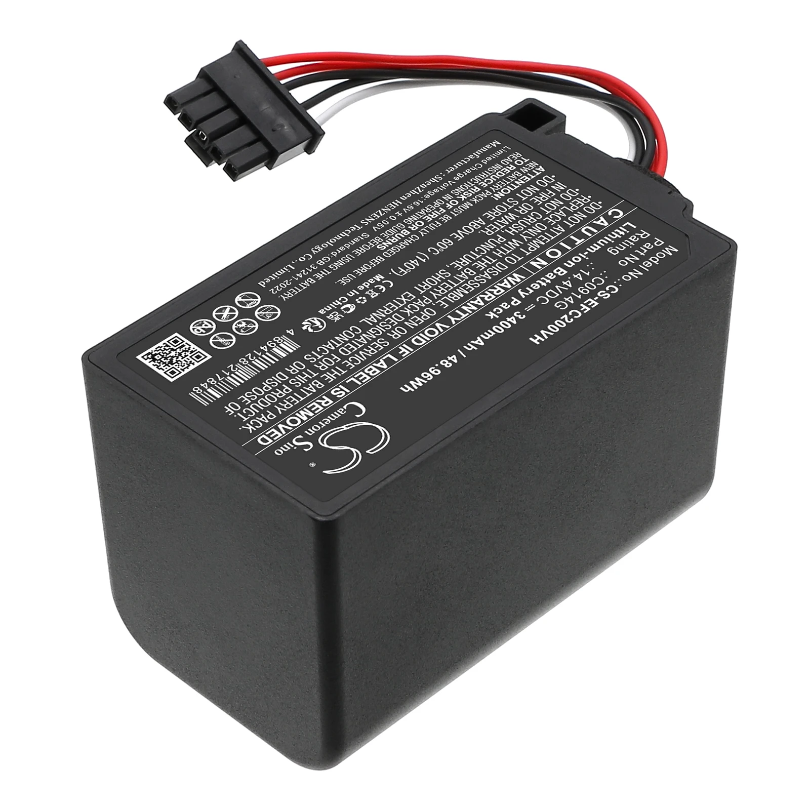 CS Replacement Battery for Eufy Auto-Empty C10,Omni C20,Omni C20 Robot Vacuum PN:C0914G,T290H 3400mAh / 48.96Wh