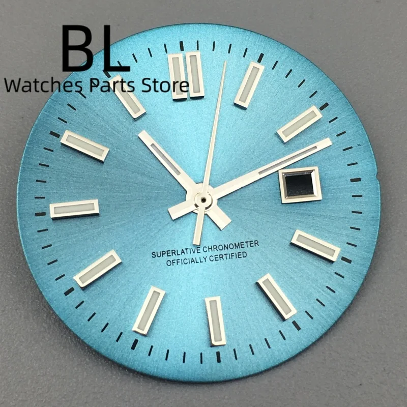 BLIGER 24.5MM Sunburst NH05 Watch Dial Gold Rose Sticks Number Women's Mechanical Watch Modified Parts Fit 31mm NH05 NH06 Watch