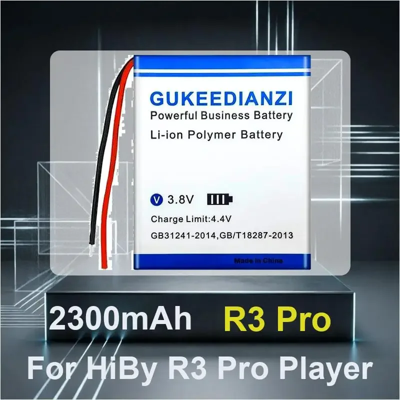 R3 Pro 2300mAh High Capacity Portable Music Player Battery For HiBy R3 Pro