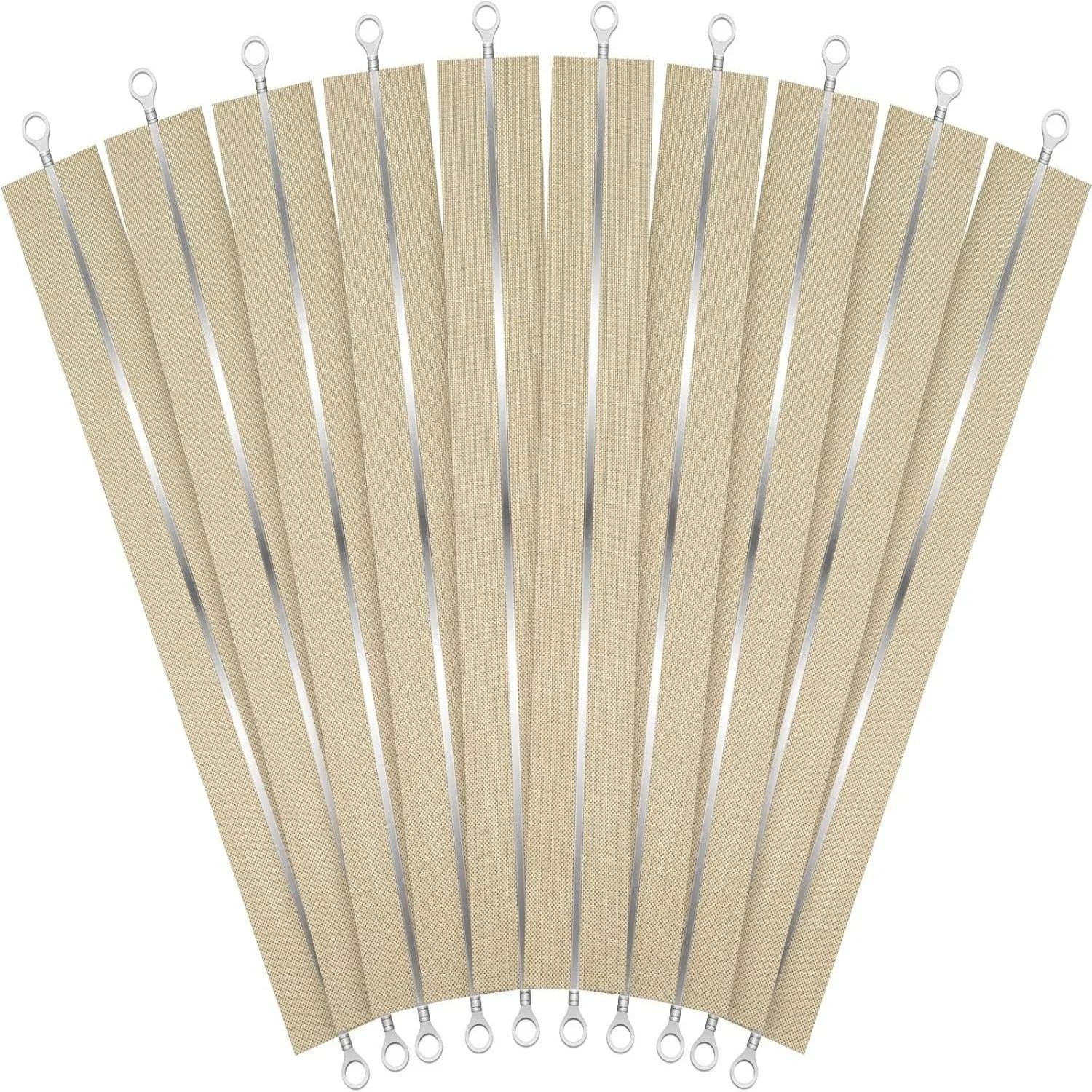 10 Pieces Impulse Sealer Heating Element Service Spare Repair Parts Kit 2/3/4/5mm Heat Sealers Strips Replacement Elements