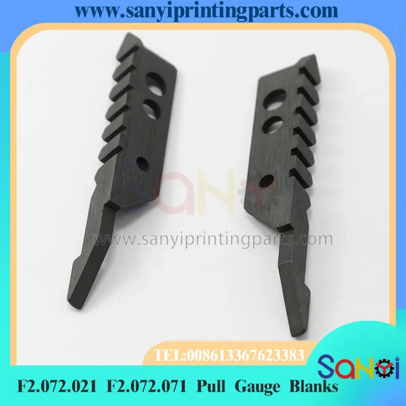 1 Pair F2.072.071 Heidelberg Pull Gauge Blanks F2.072.021 For XL105 CX102 CD102 SM102 CD74 Printing Machine